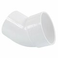 Genova 45 Degrees Street Elbow PVC 01323  0600HA